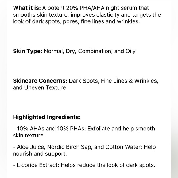 🌿 OLEHENRIKSEN Dewtopia 20% Acid Night Treatment - Picture 8 of 9